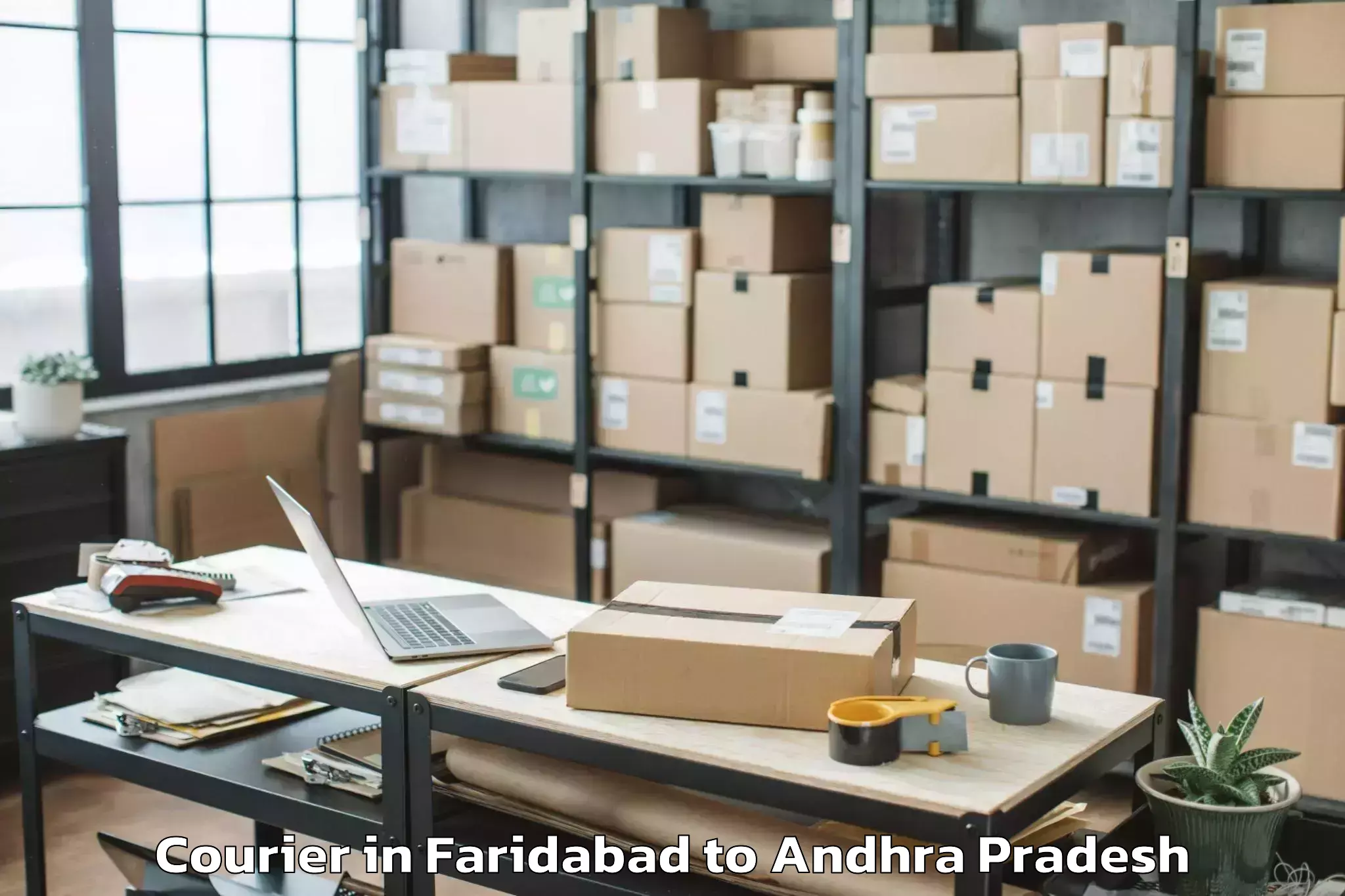 Expert Faridabad to Vissannapeta Courier